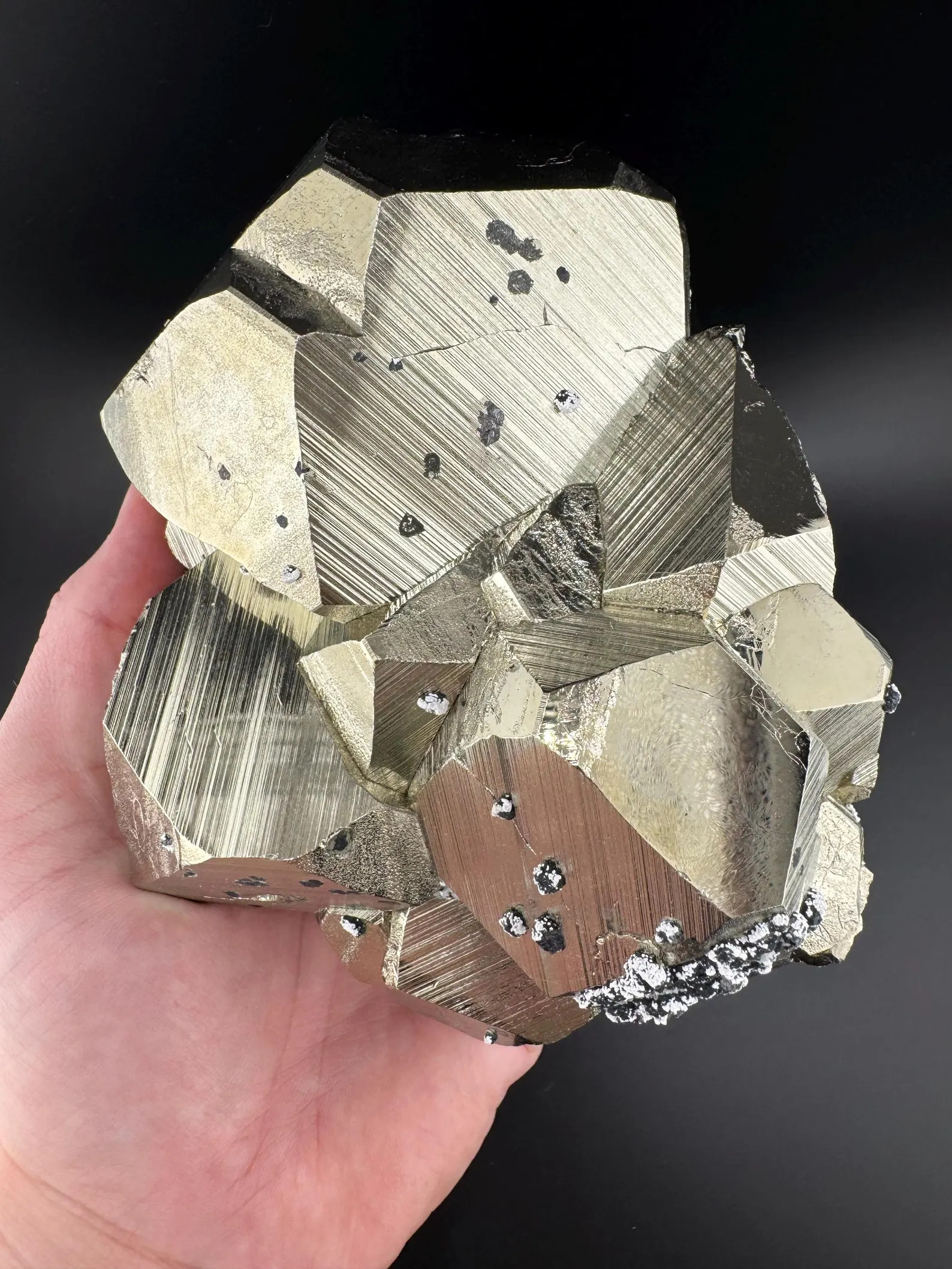 Pyrite - Large, Lustrous, Dodecahedral Specimen